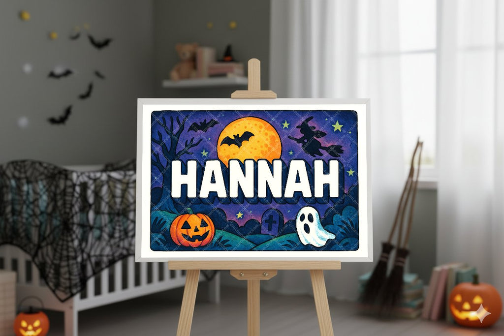 Personalized name art for Hannah