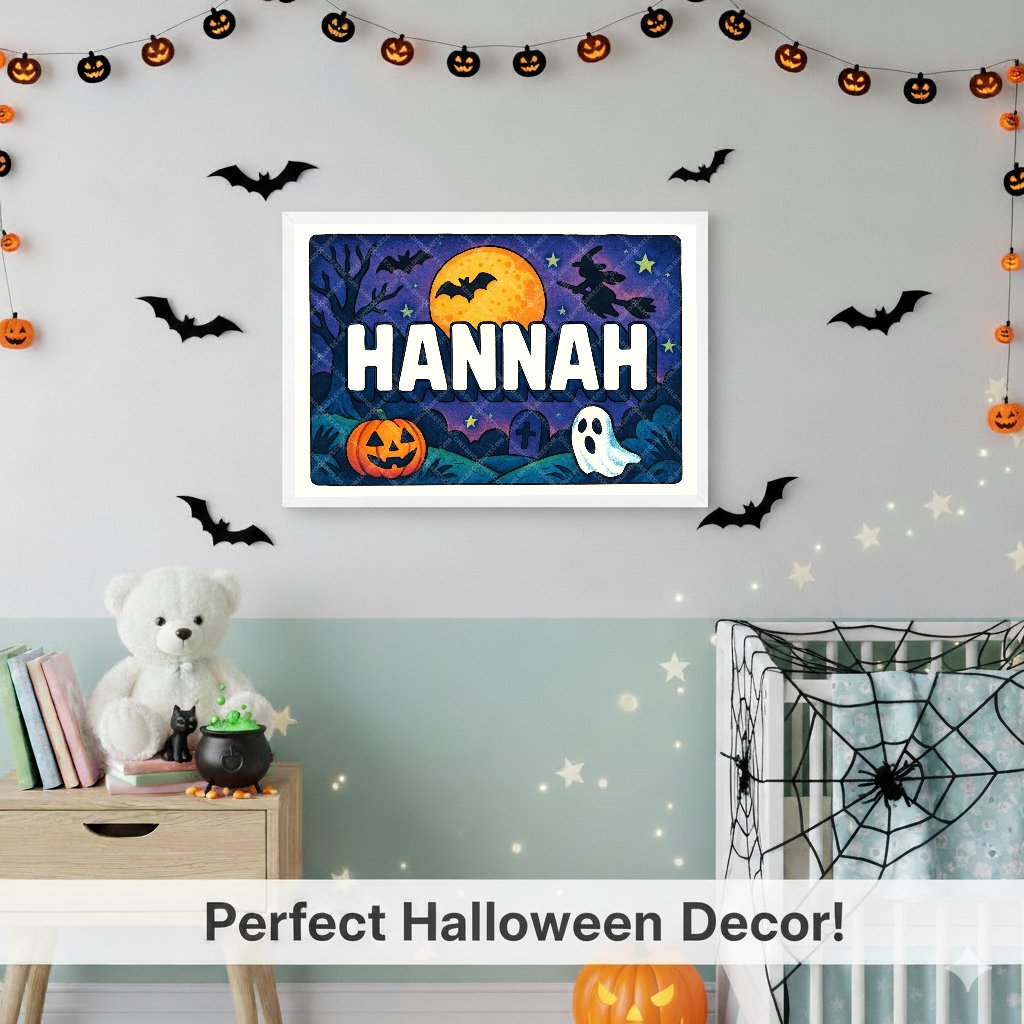 Personalized name art for Hannah
