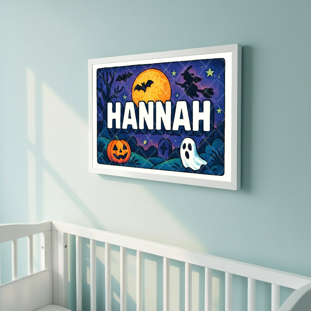 Personalized name art for Hannah