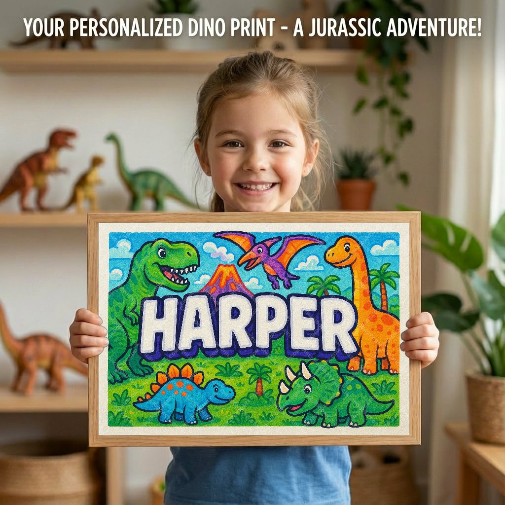 Personalized name art for Harper
