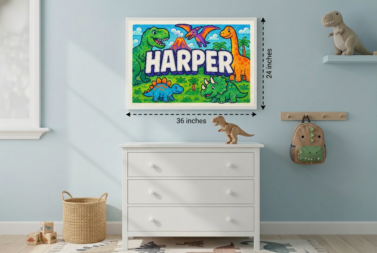 Personalized name art for Harper