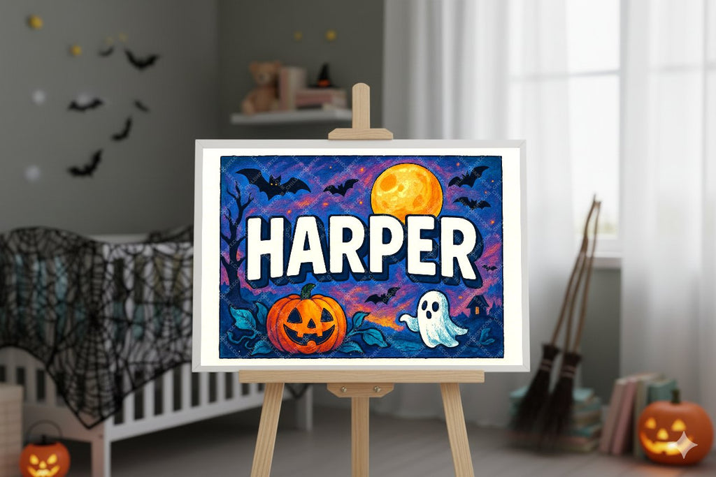 Personalized name art for Harper