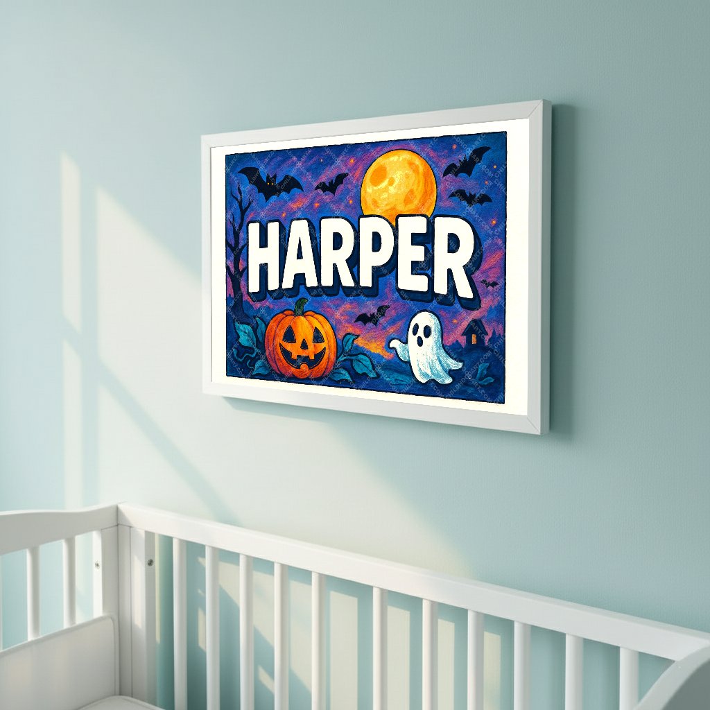 Personalized name art for Harper