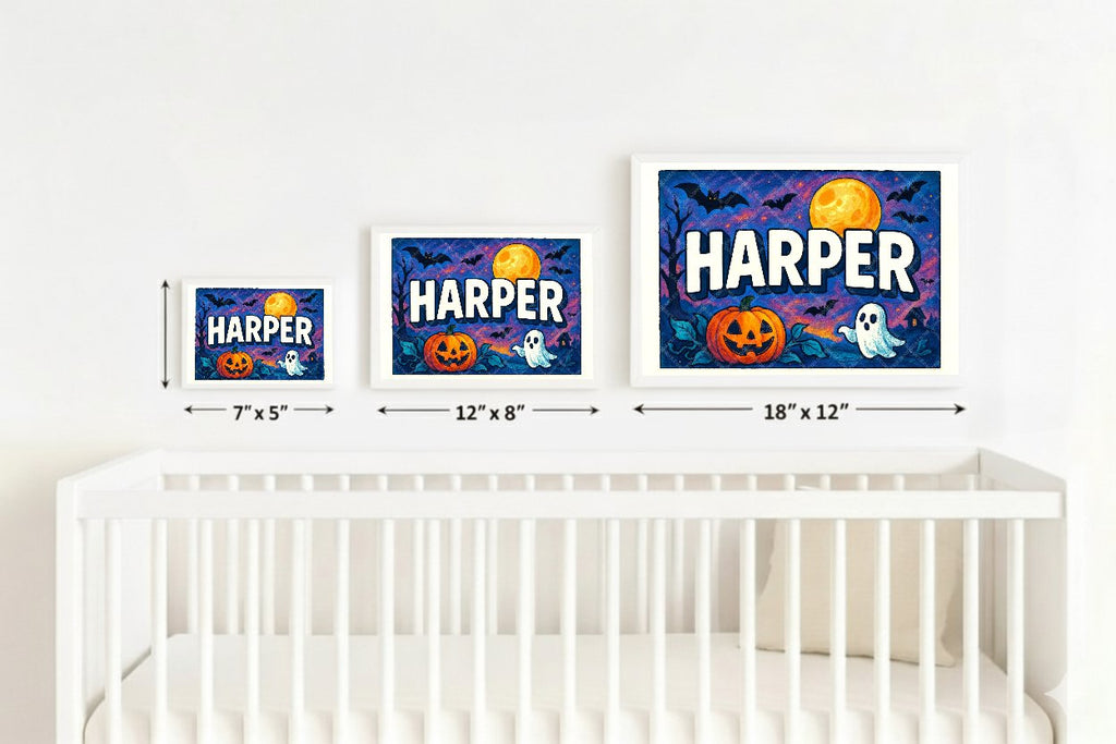 Personalized name art for Harper