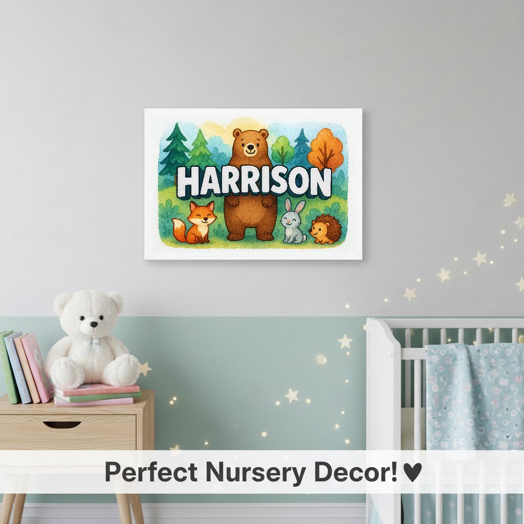Personalized name art for Harrison