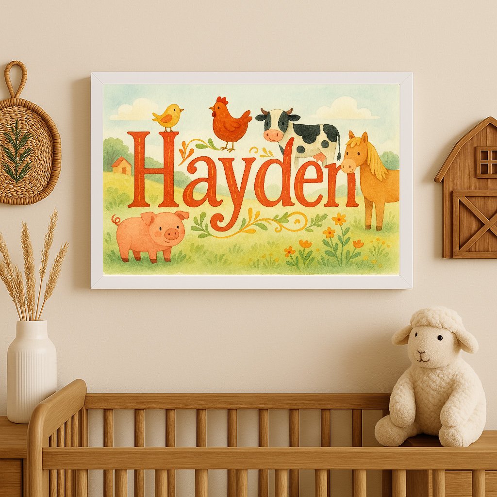 Hayden's Customized Farm Name Art 02