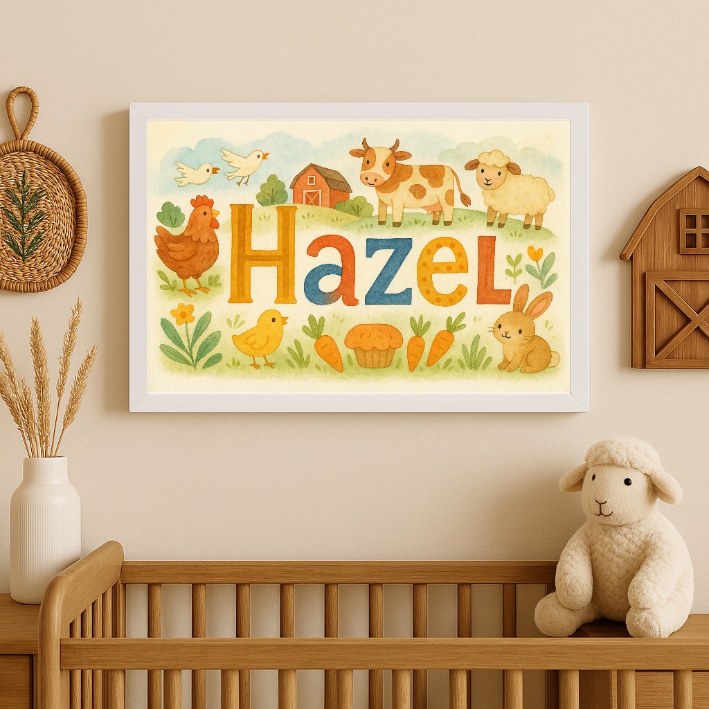 Hazel's Customized Farm Name Art 05