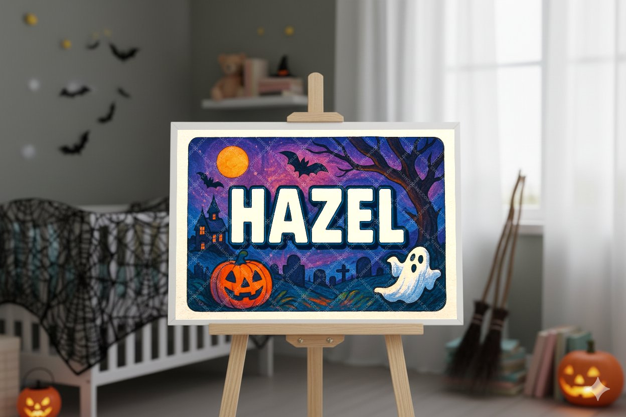 Personalized name art for Hazel