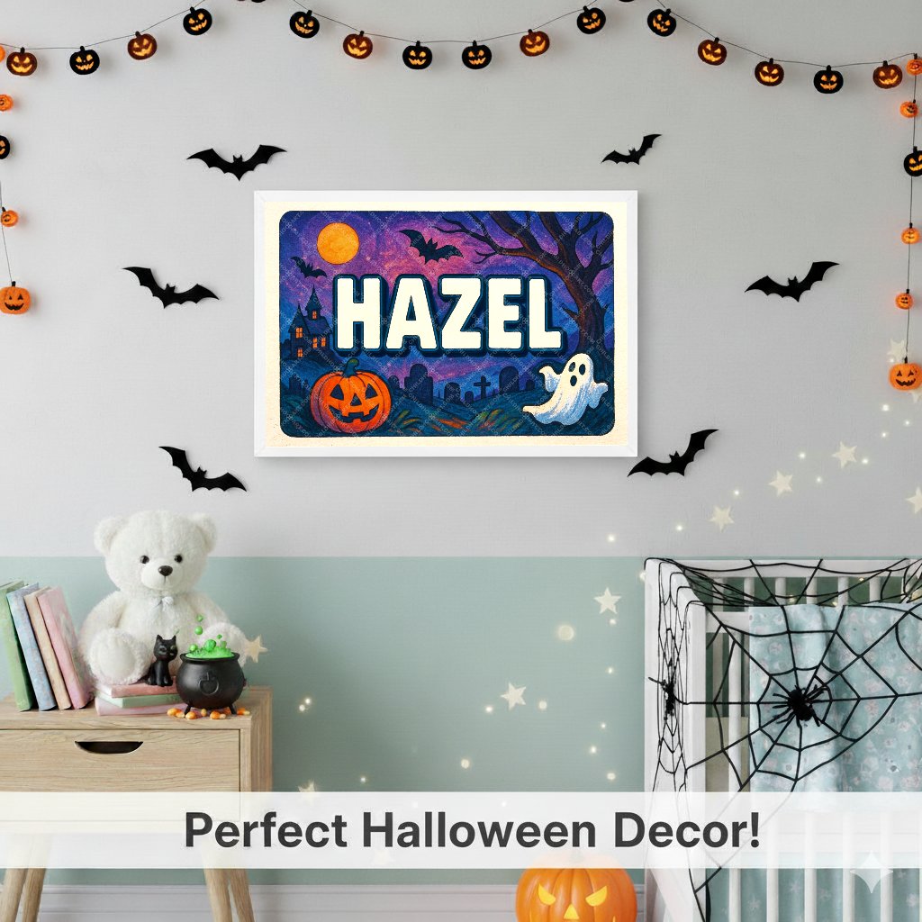 Personalized name art for Hazel