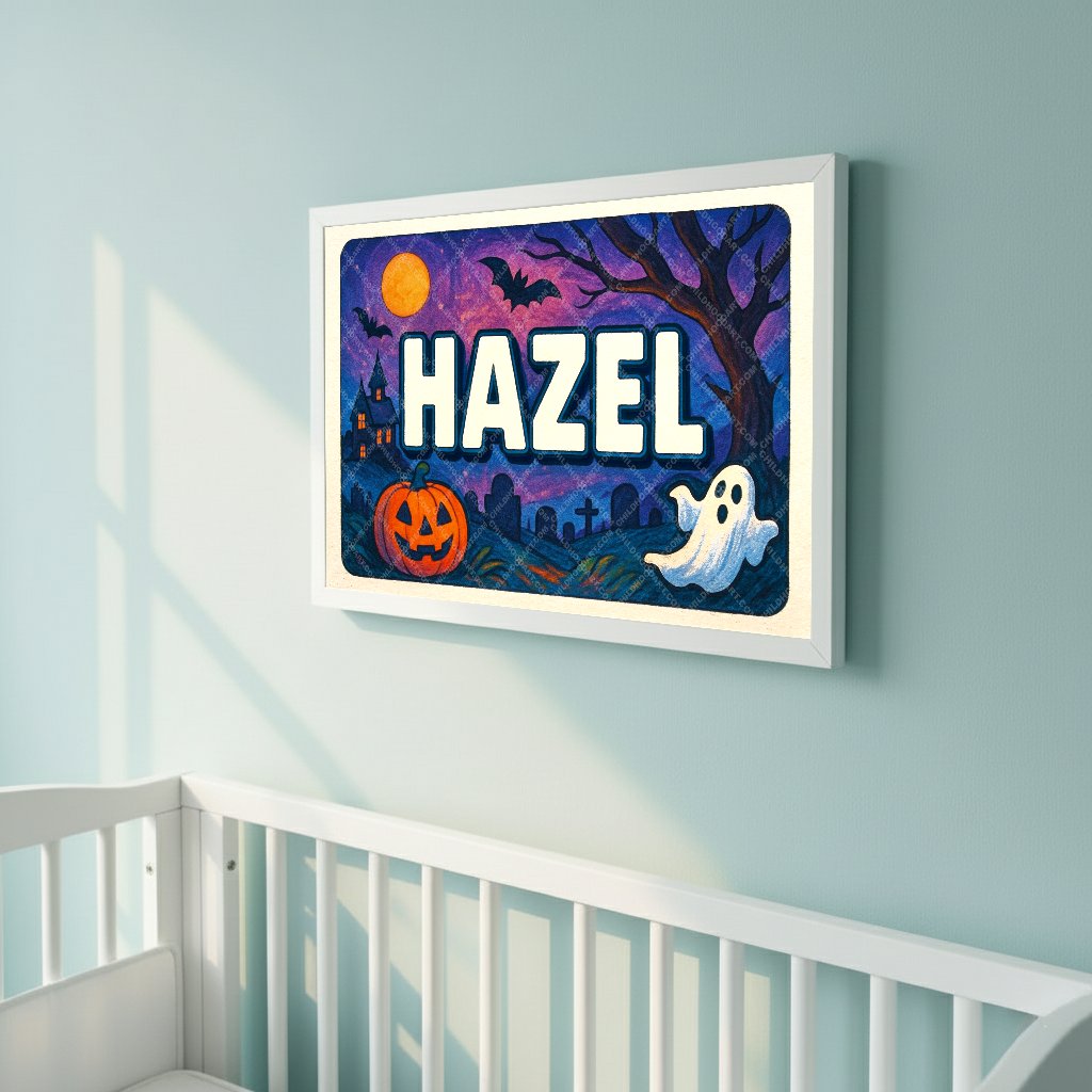 Personalized name art for Hazel