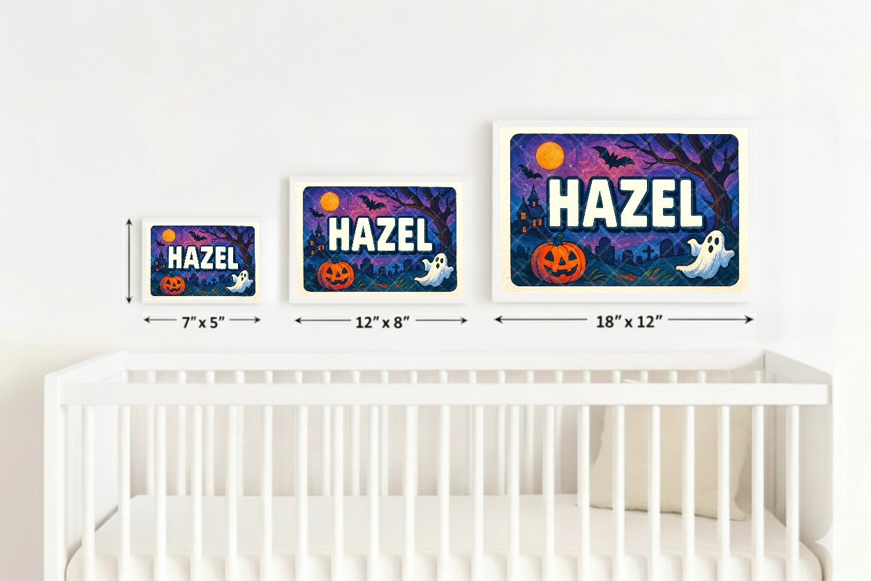 Personalized name art for Hazel