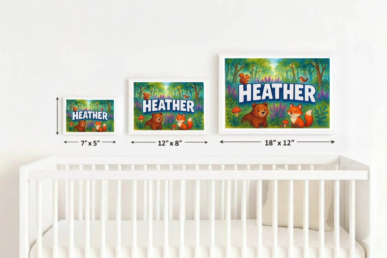Personalized name art for Heather