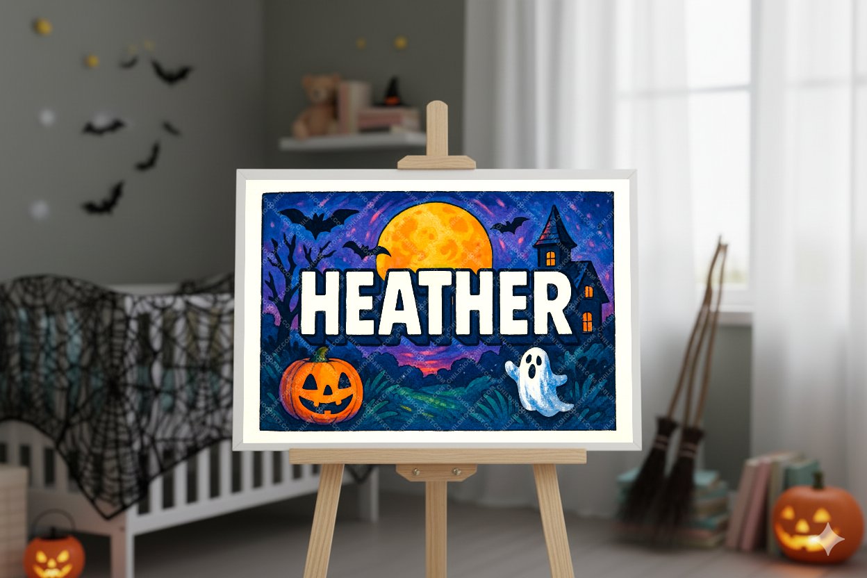 Personalized name art for Heather