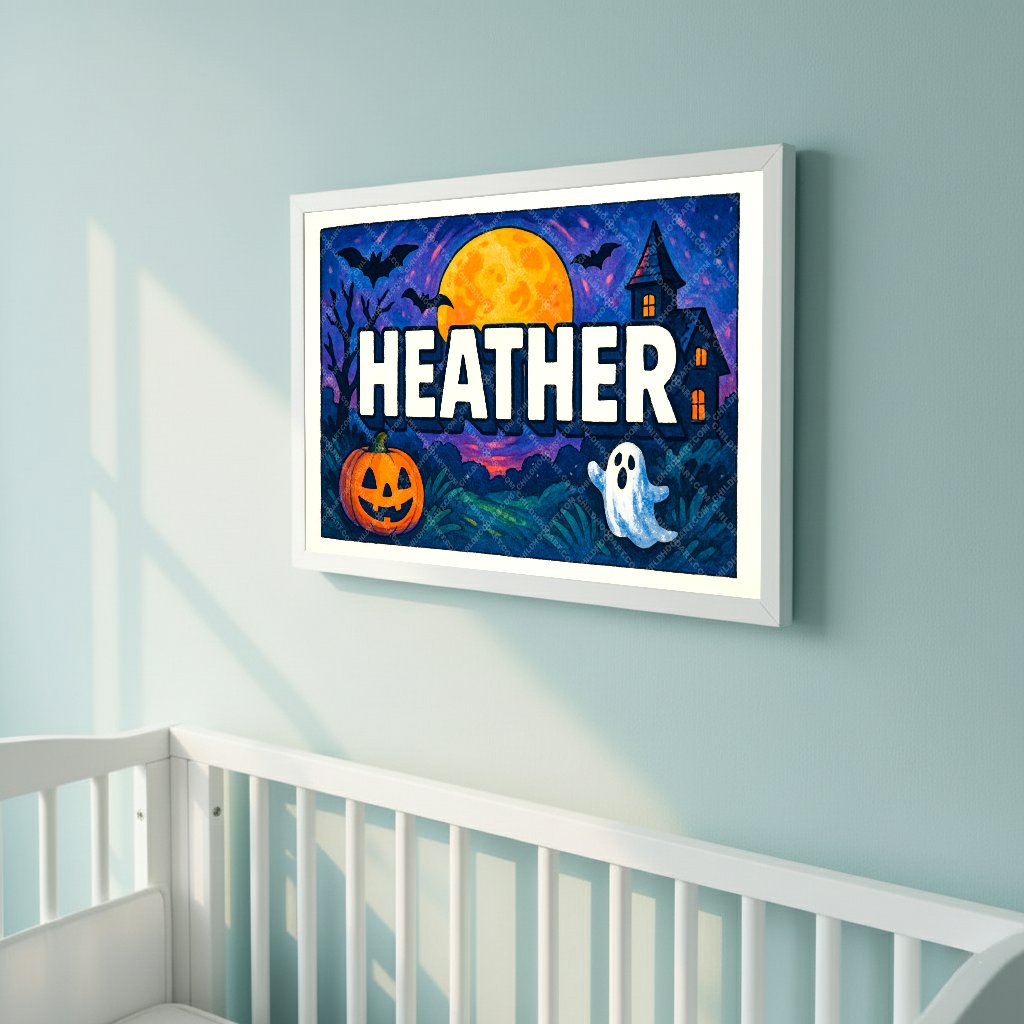 Personalized name art for Heather
