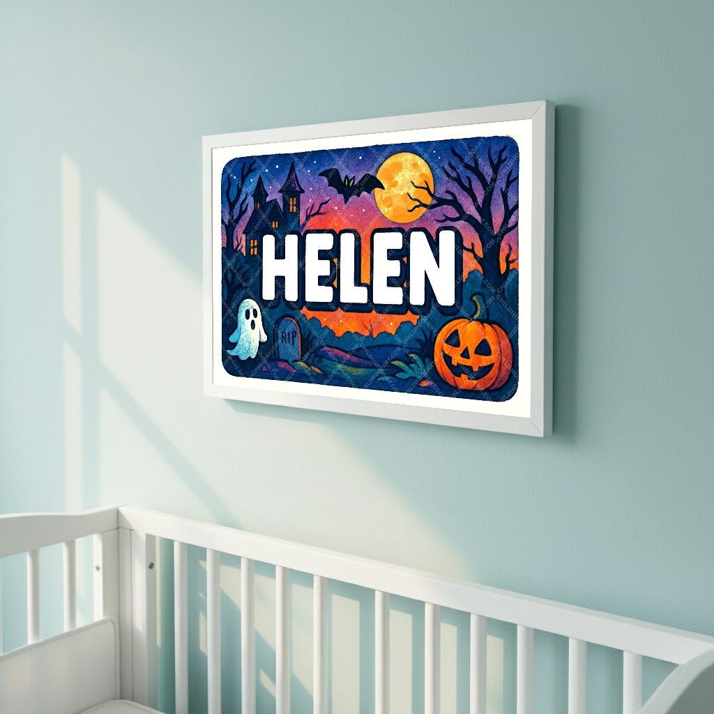 Personalized name art for Helen