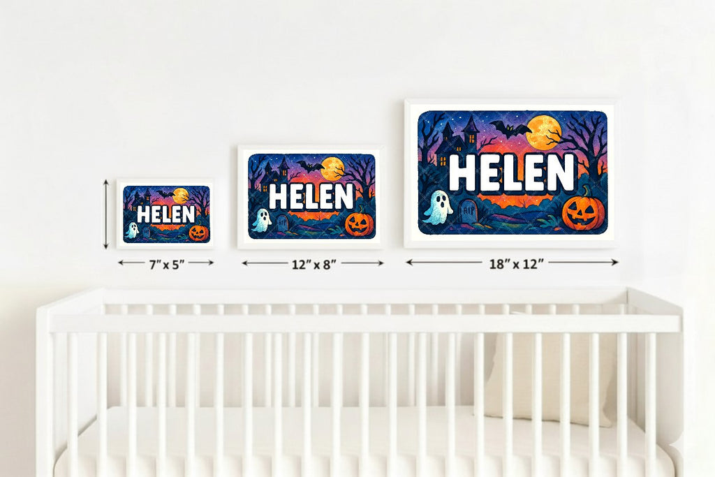 Personalized name art for Helen