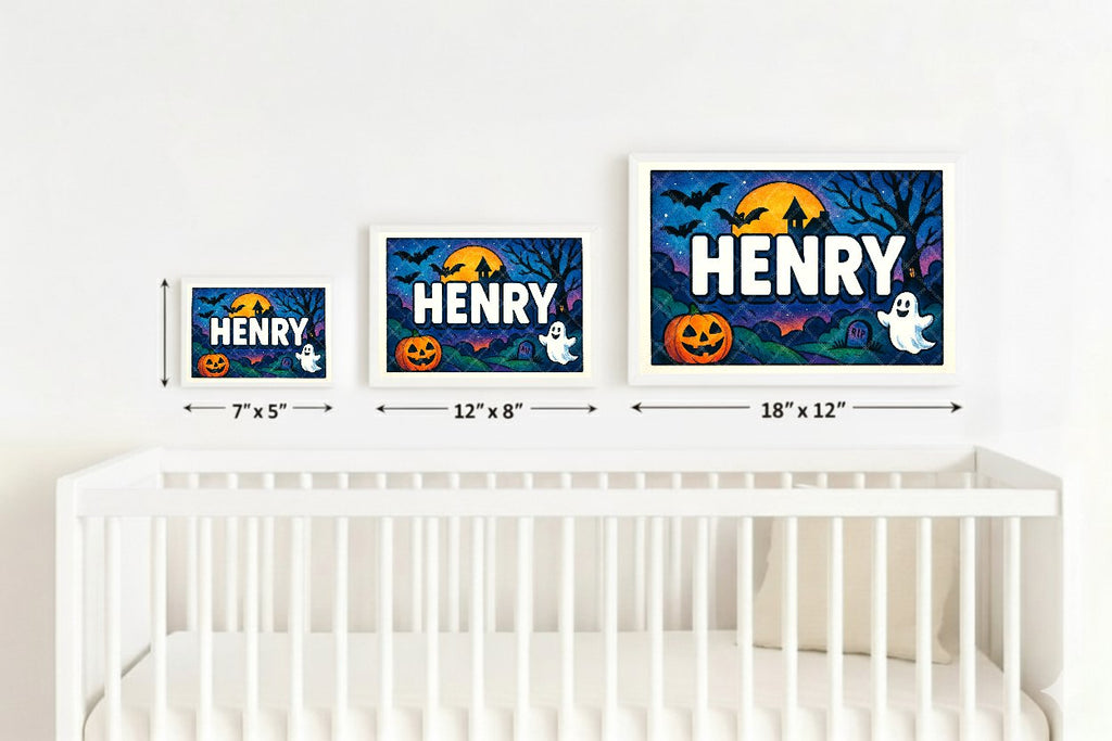 Personalized name art for Henry