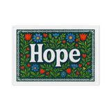 Hope Name Art - Floral Farmhouse personalized wall print for kids