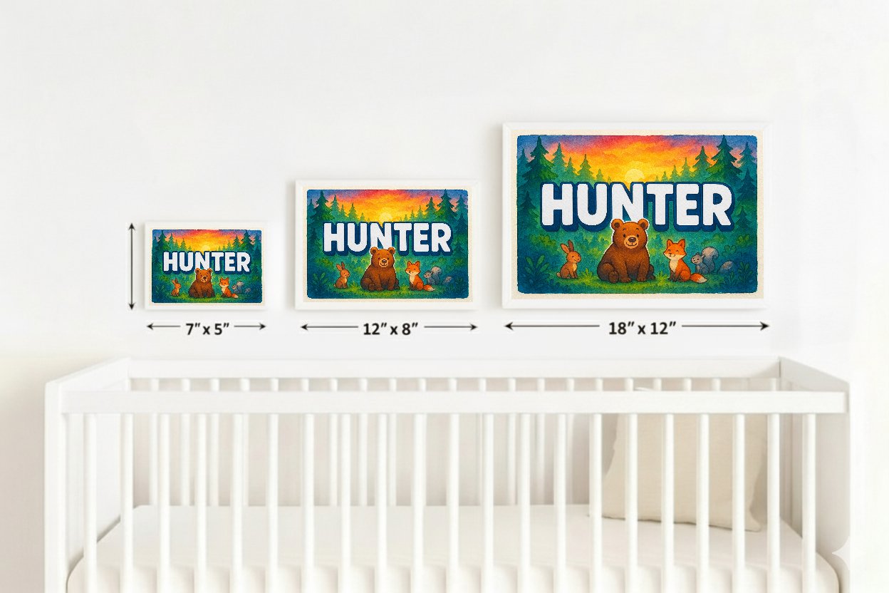 Personalized name art for Hunter