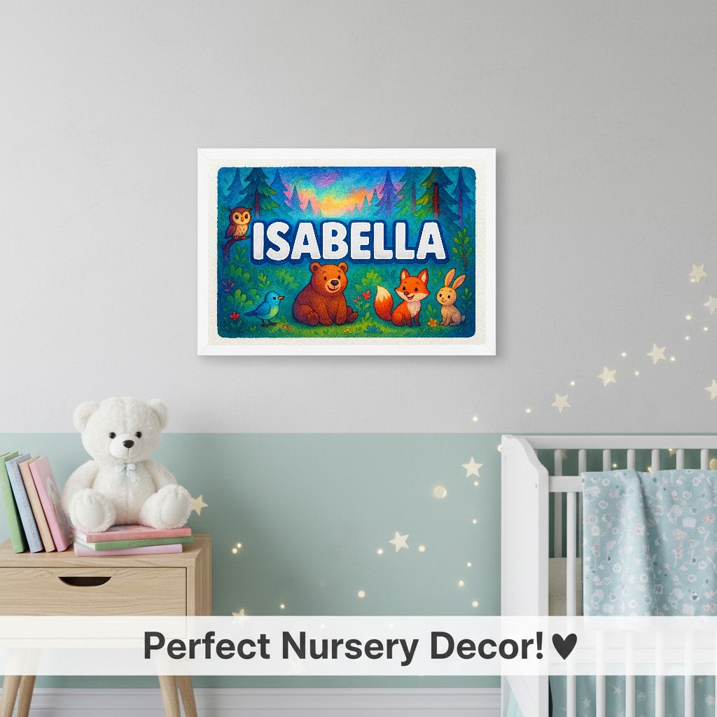 Personalized name art for Isabella