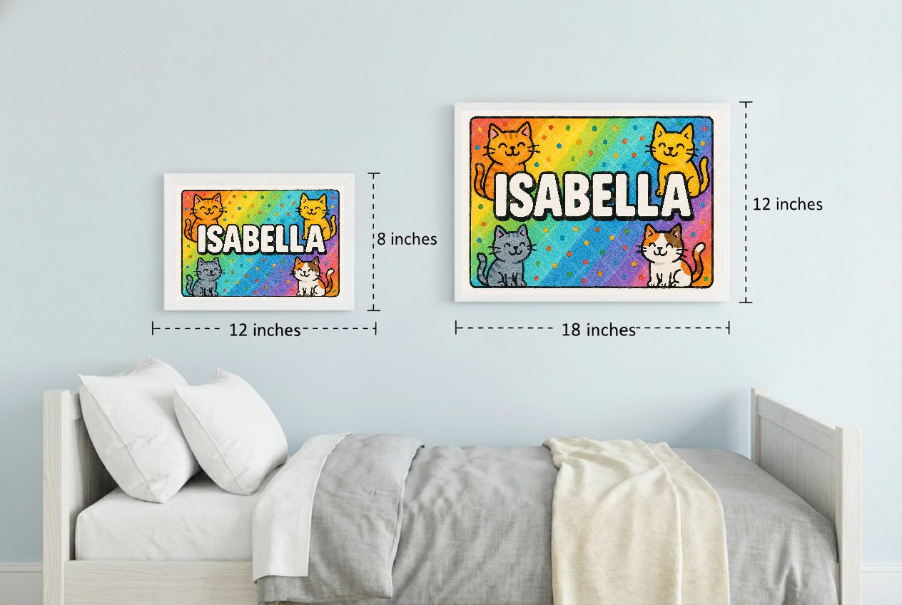 Personalized name art for Isabella