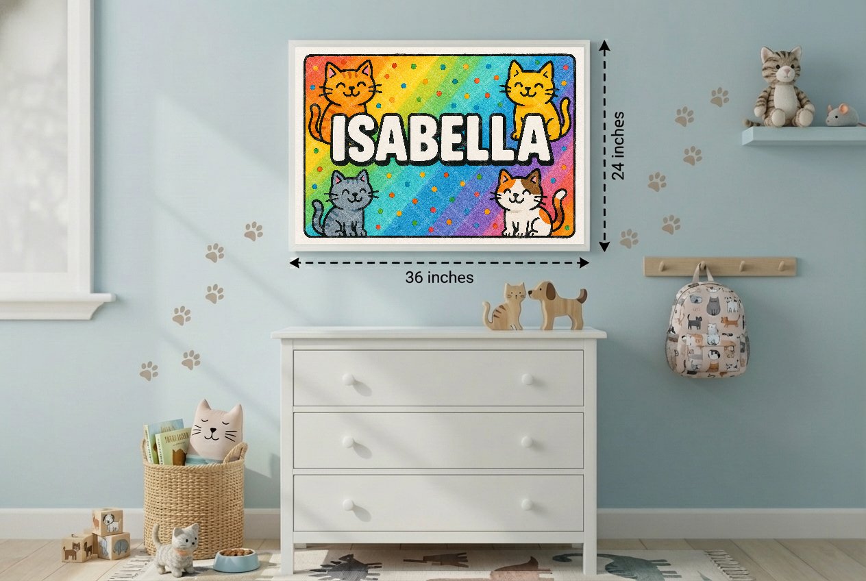 Personalized name art for Isabella