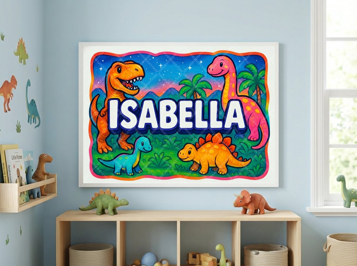 Personalized name art for Isabella