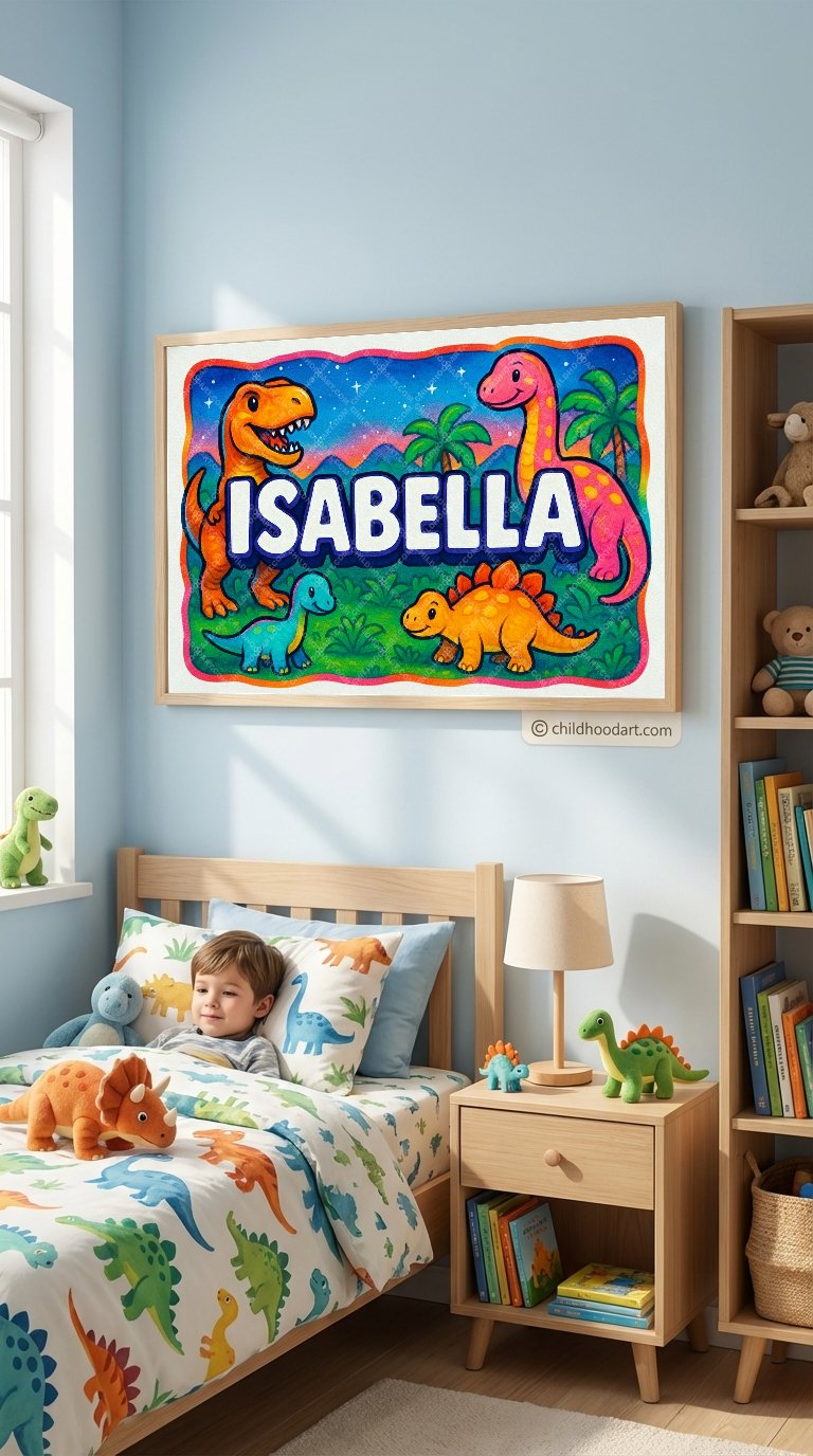 Personalized name art for Isabella