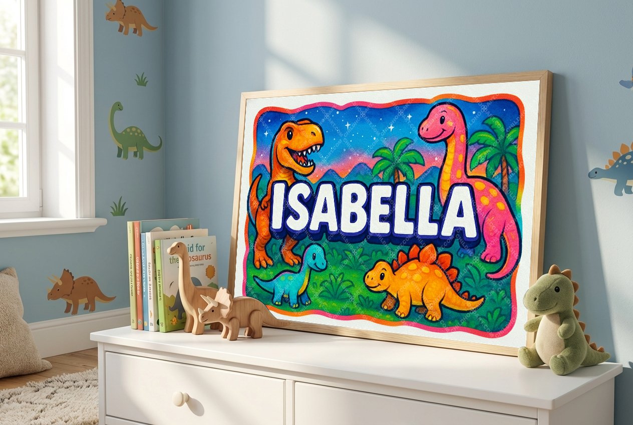 Personalized name art for Isabella