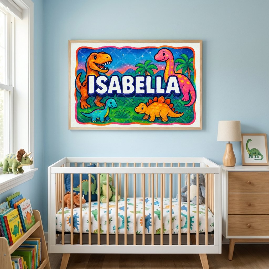 Personalized name art for Isabella