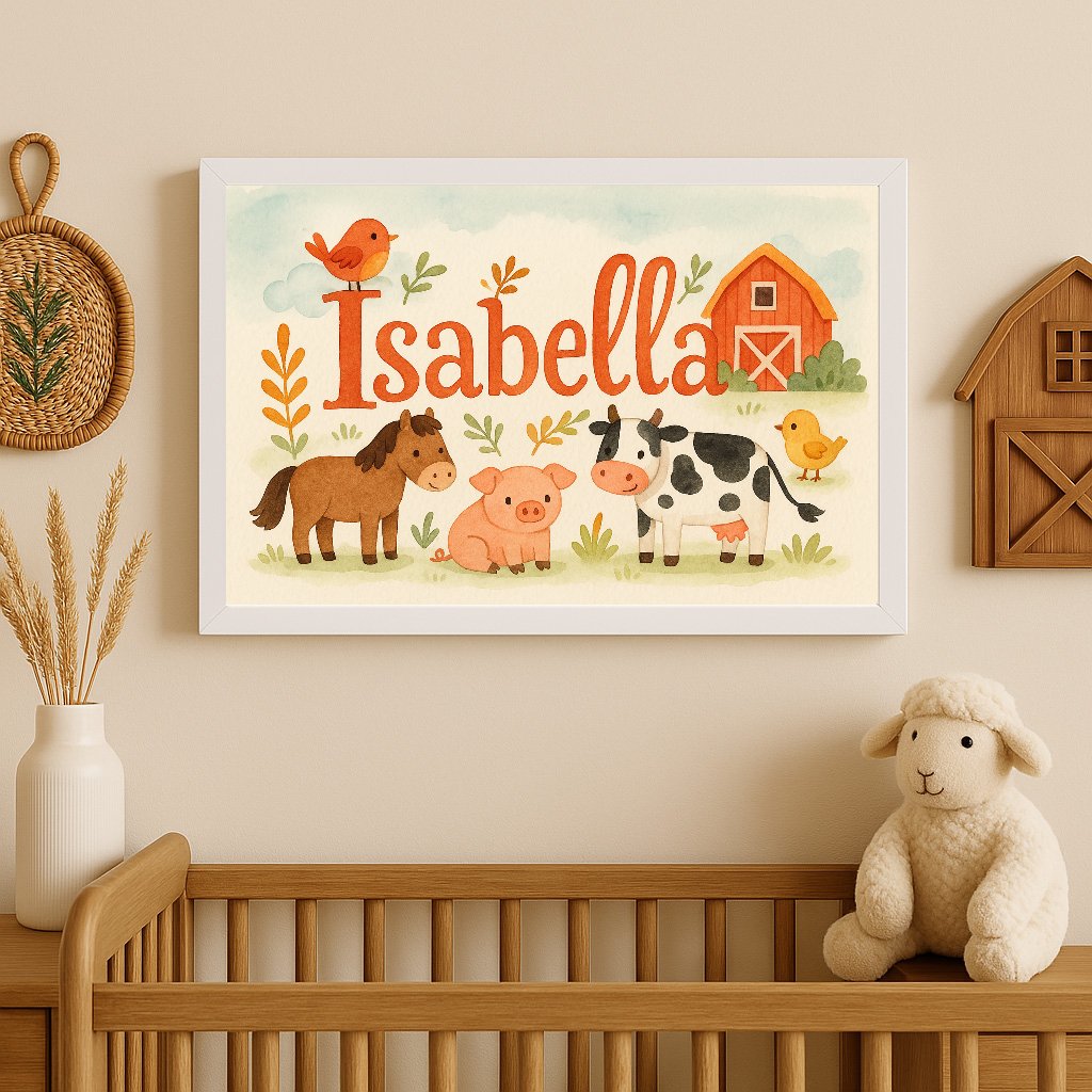 Isabella's Customized Farm Name Art 05