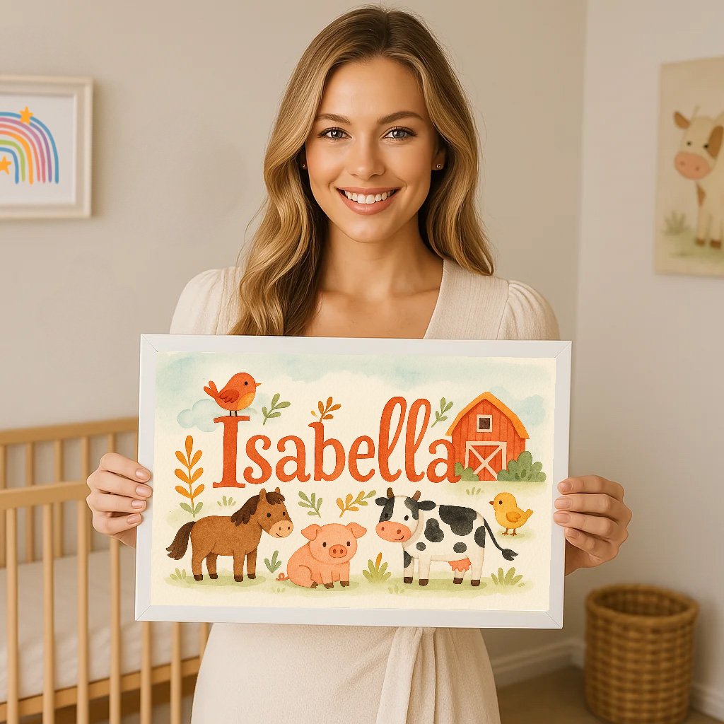 Isabella's Customized Farm Name Art 05