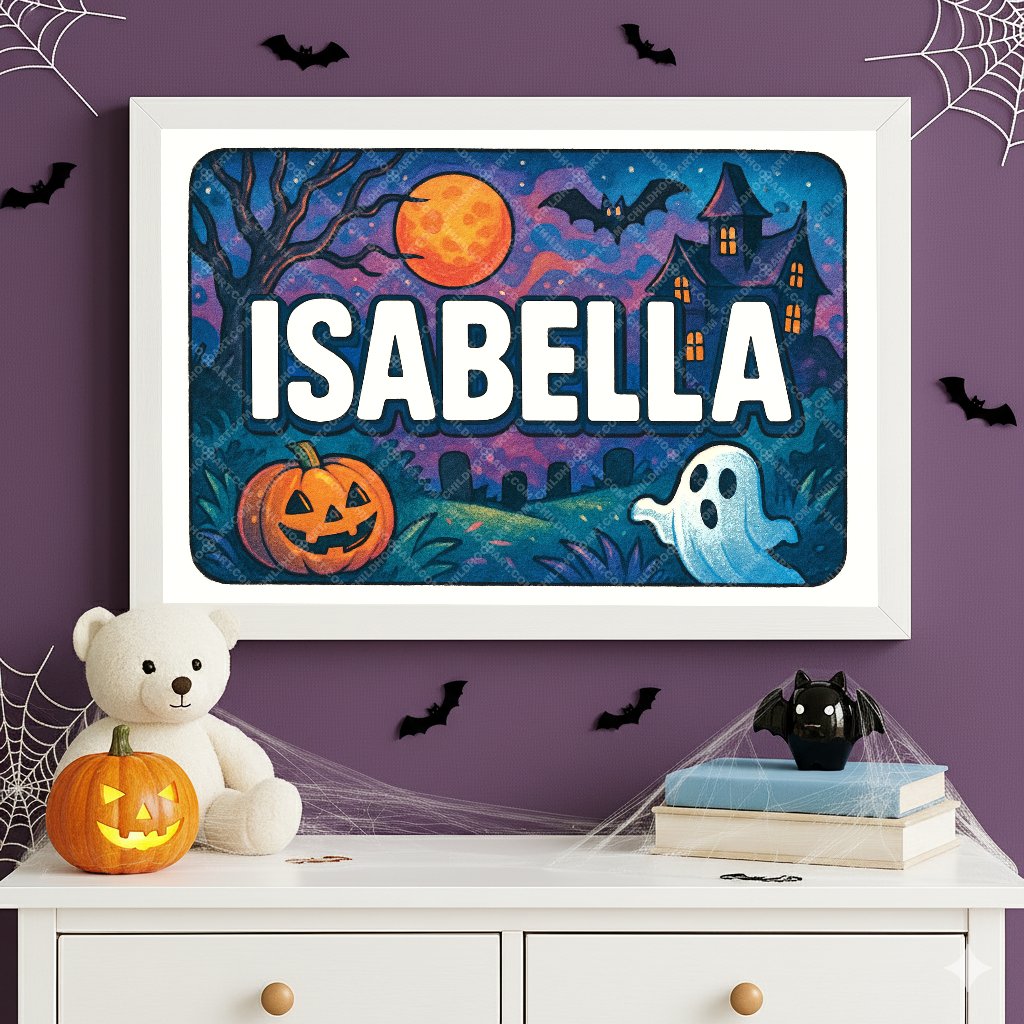Personalized name art for Isabella