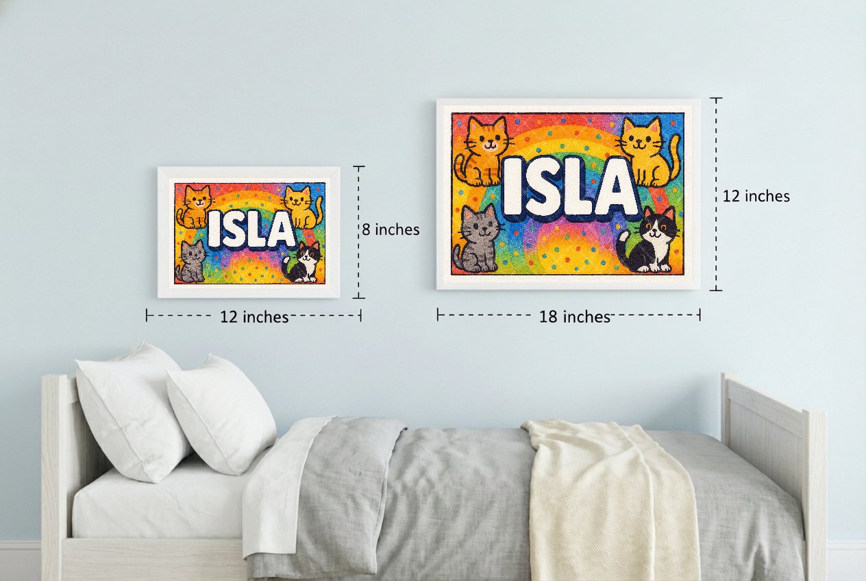 Personalized name art for Isla