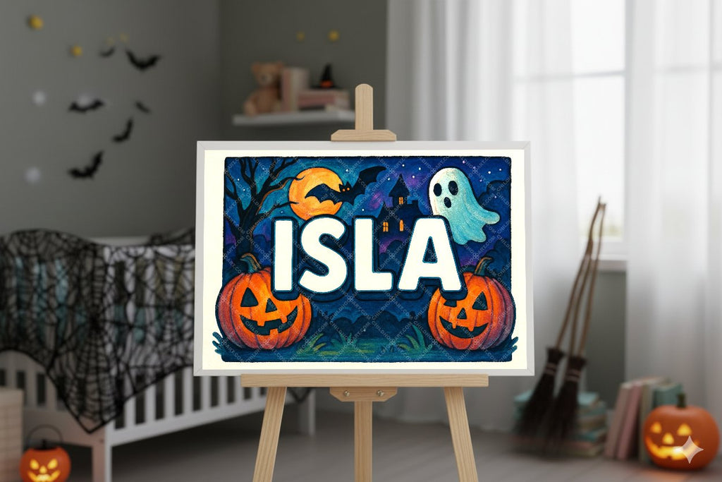 Personalized name art for Isla