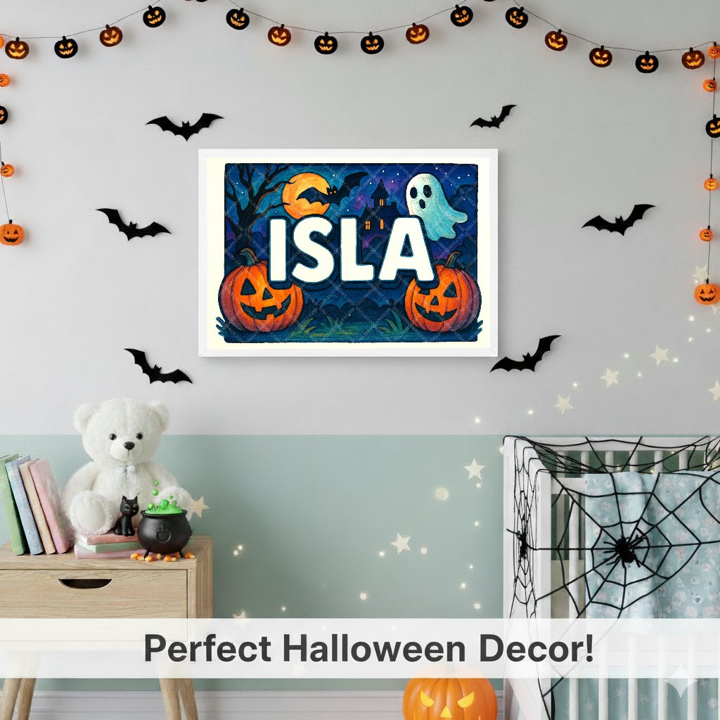 Personalized name art for Isla