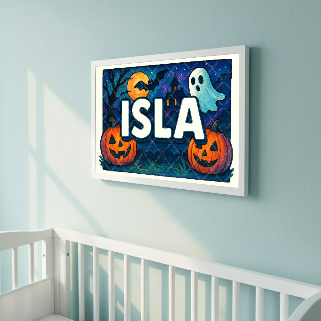 Personalized name art for Isla