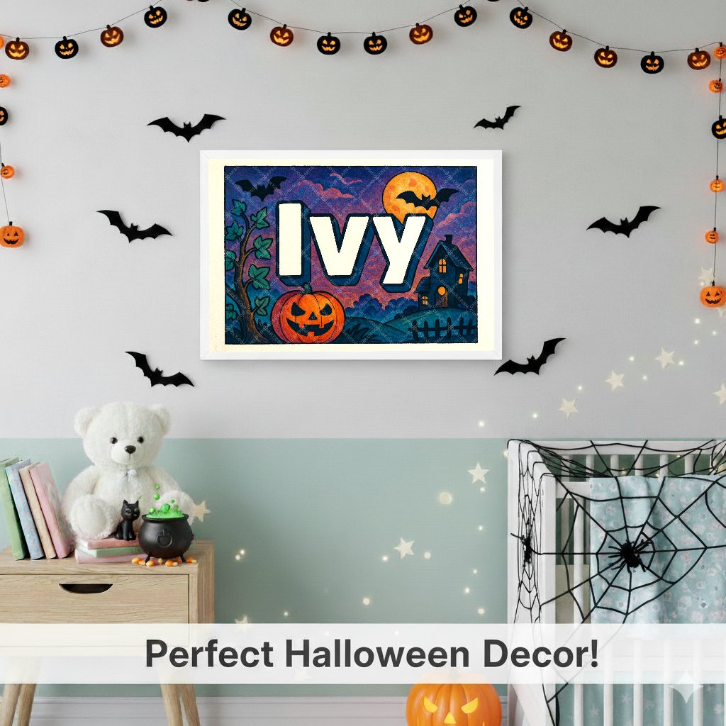 Personalized name art for Ivy