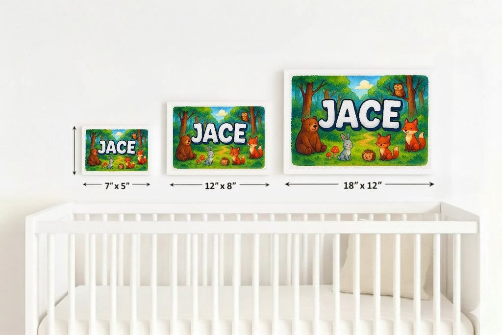 Personalized name art for Jace