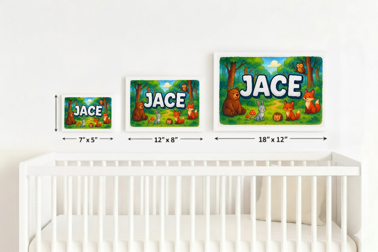 Personalized name art for Jace