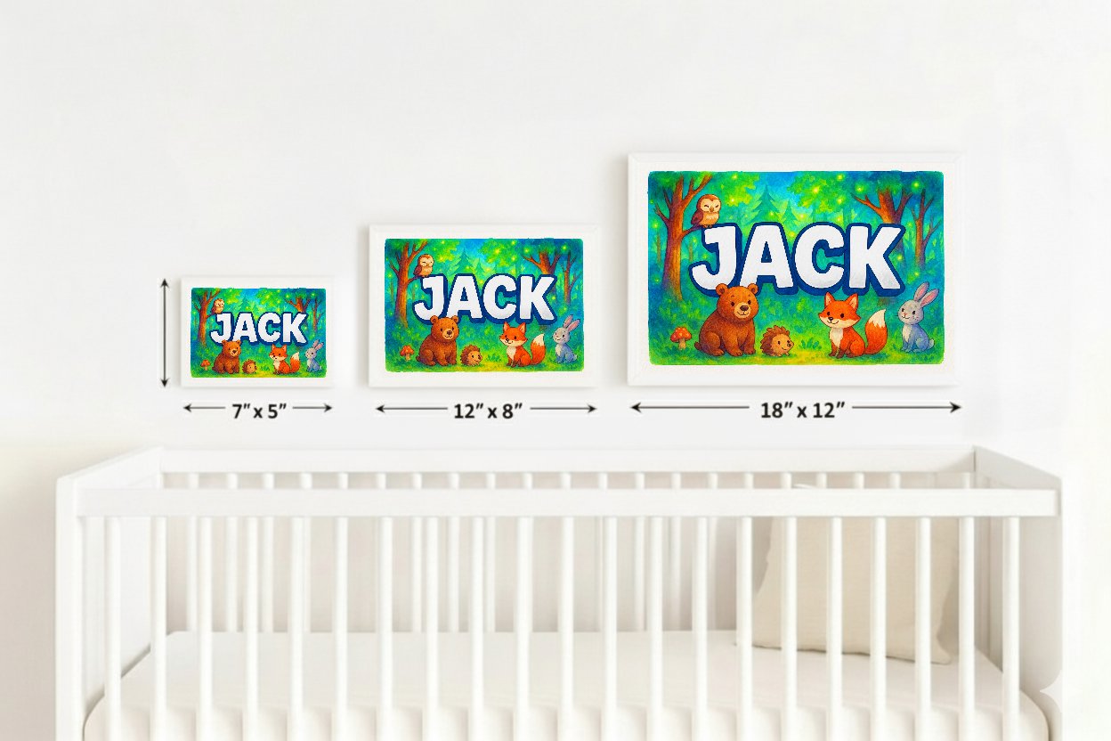 Personalized name art for Jack