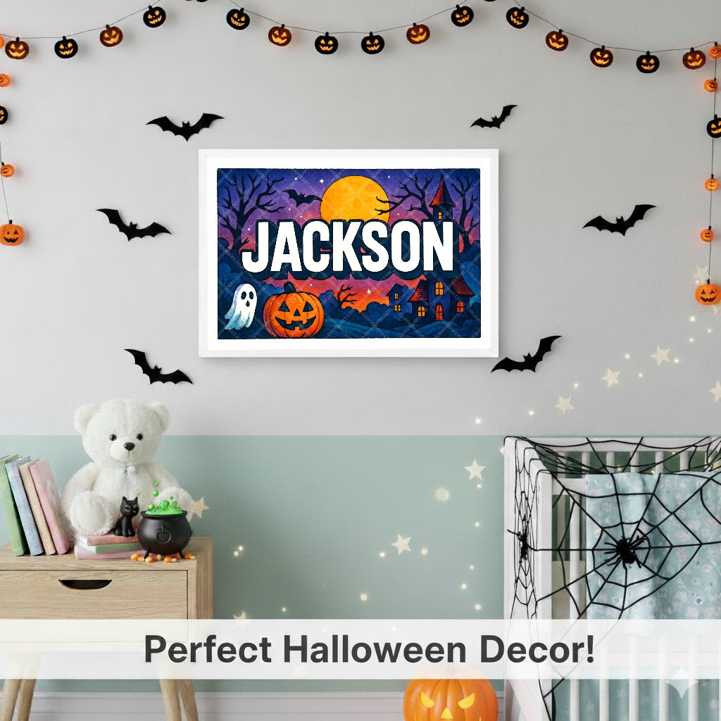 Personalized name art for Jackson