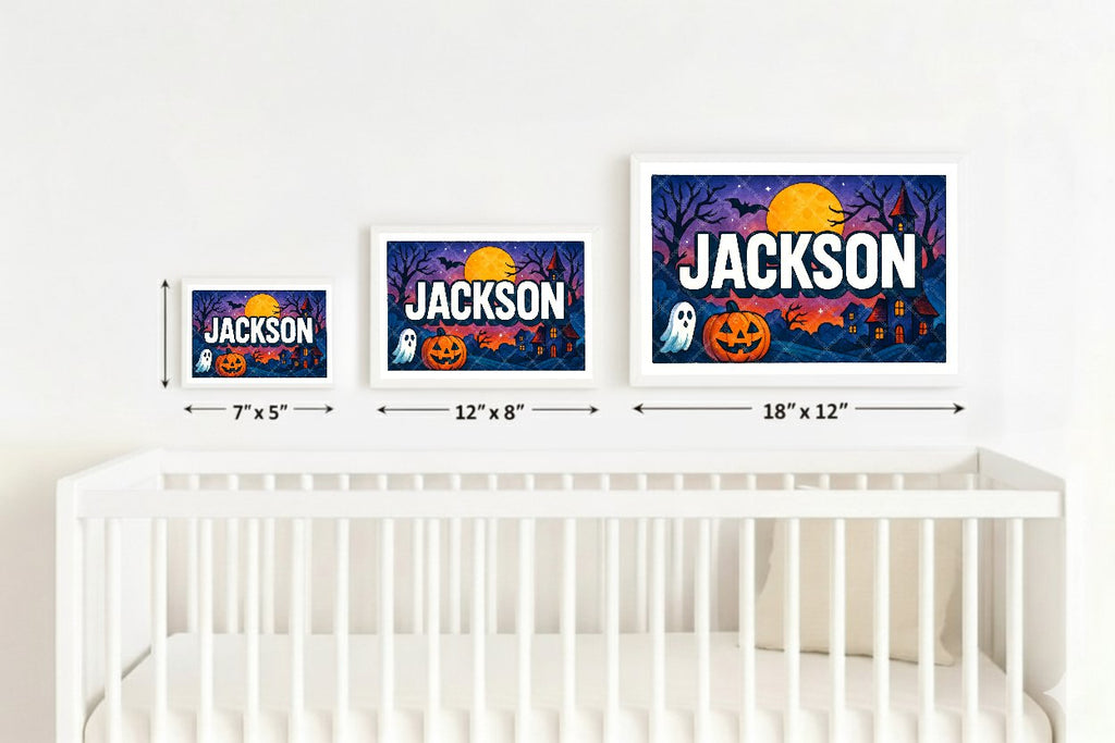 Personalized name art for Jackson