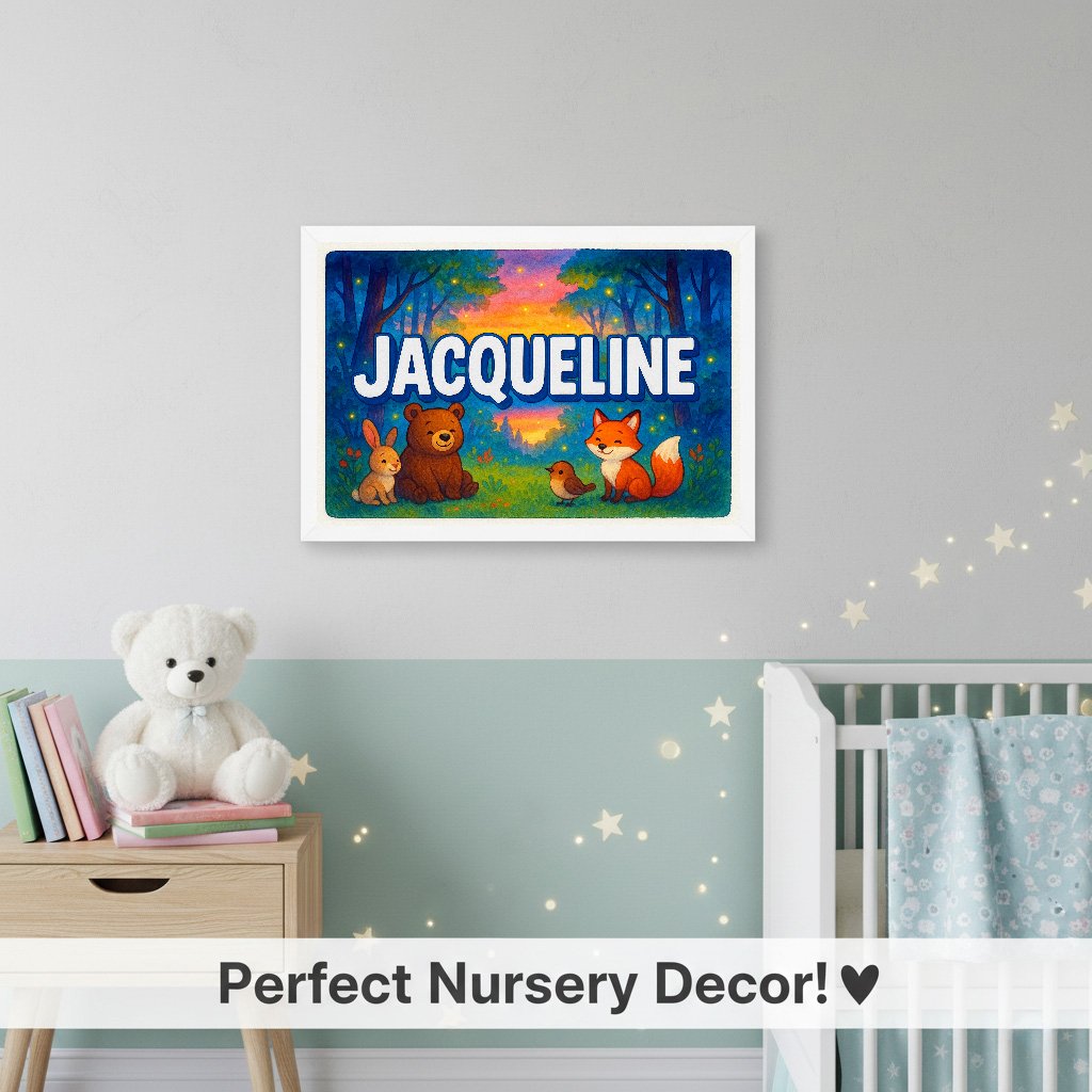 Personalized name art for Jacqueline