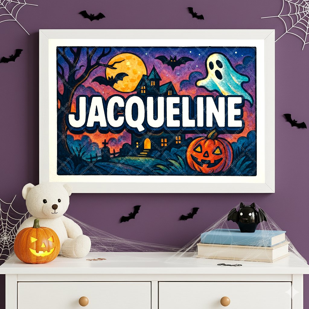Personalized name art for Jacqueline