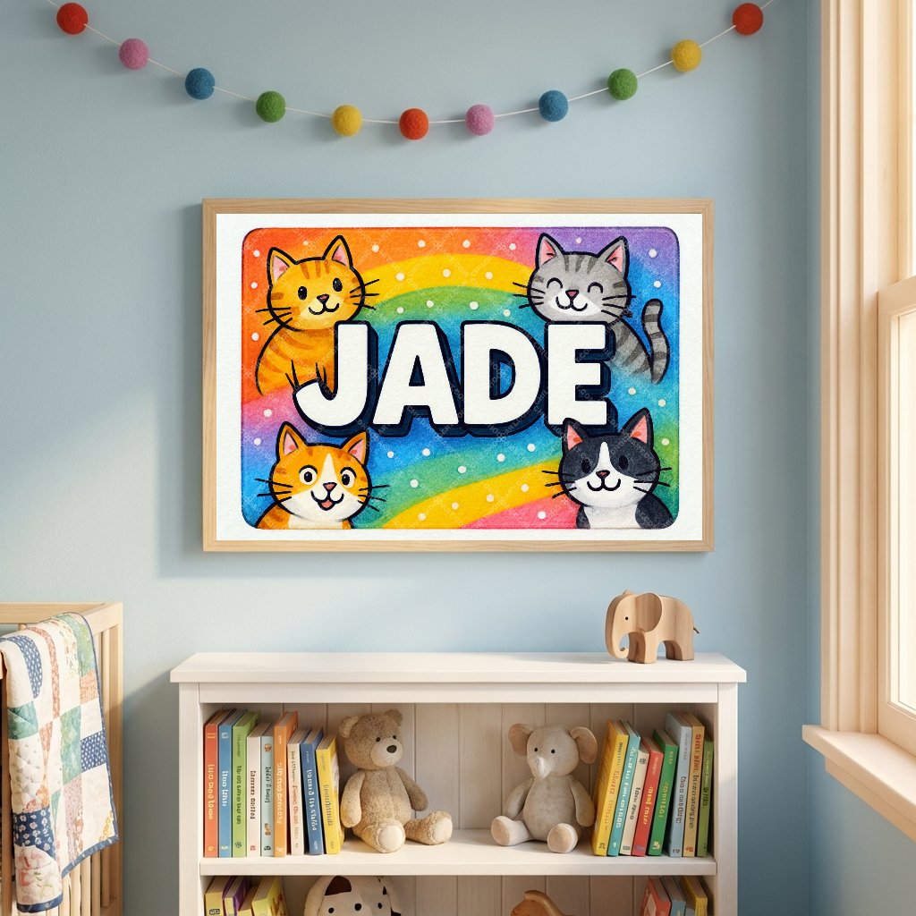 Personalized name art for Jade