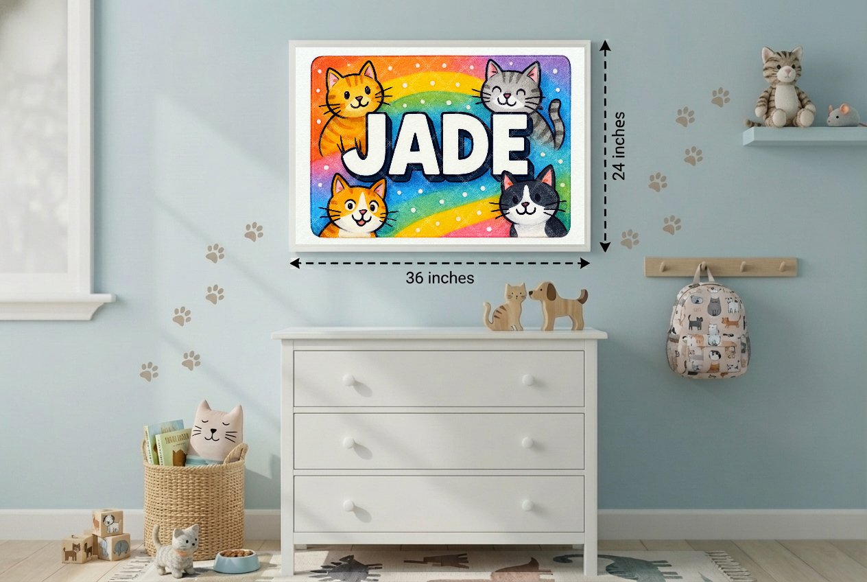Personalized name art for Jade