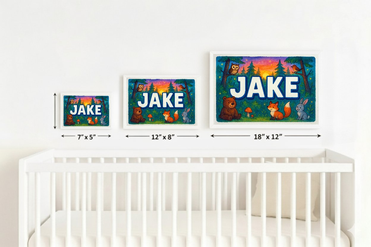 Personalized name art for Jake