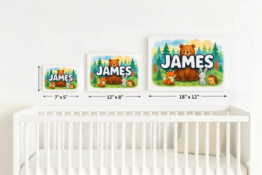 Personalized name art for James