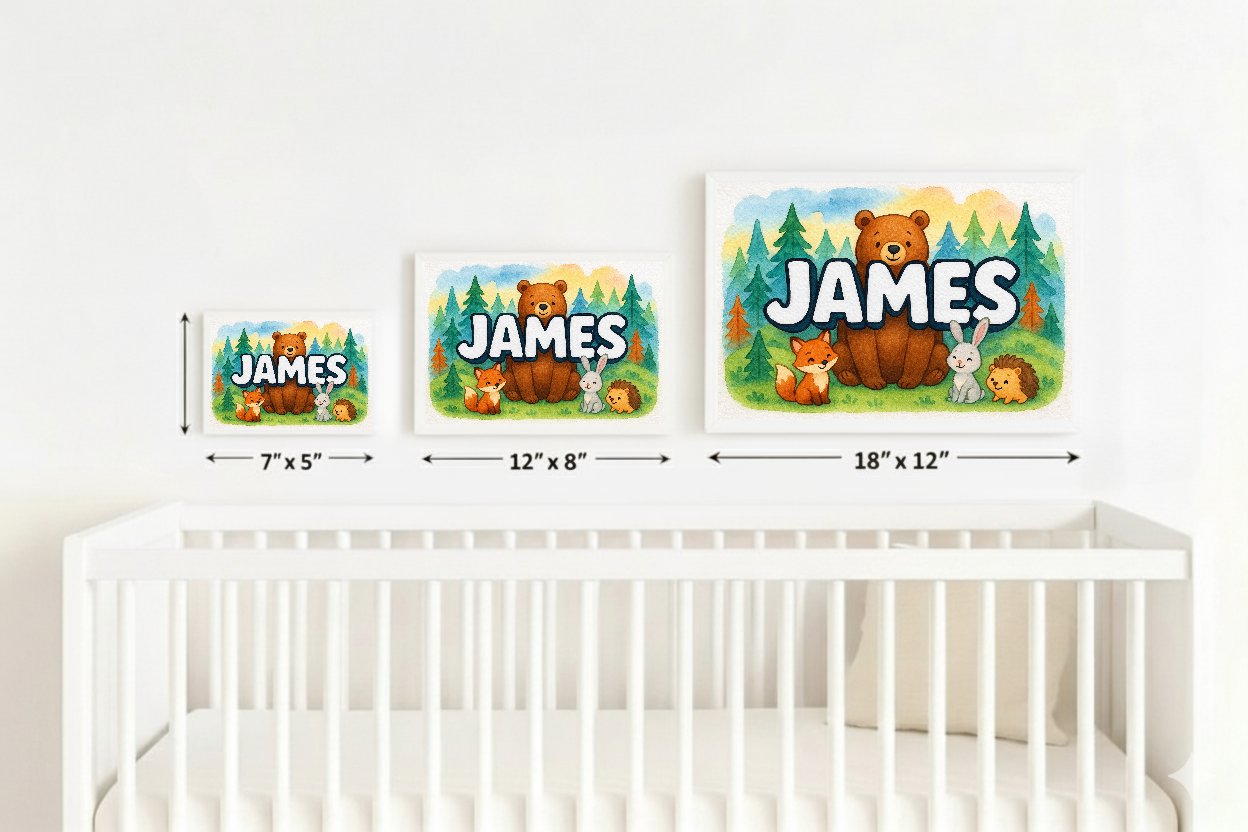 Personalized name art for James